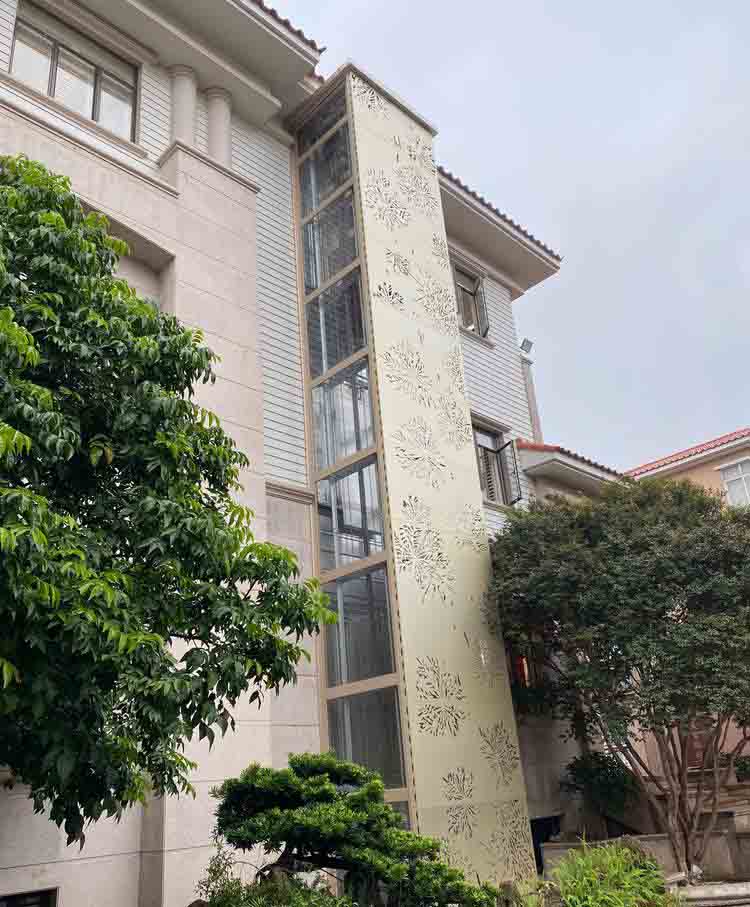 武侯區(qū)某別墅加裝電梯 武侯區(qū)某別墅加裝電梯