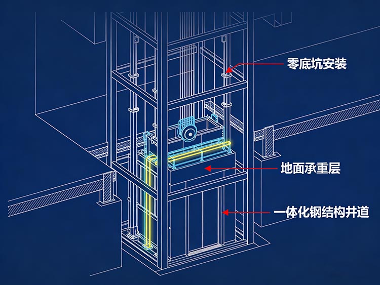 成都別墅電梯